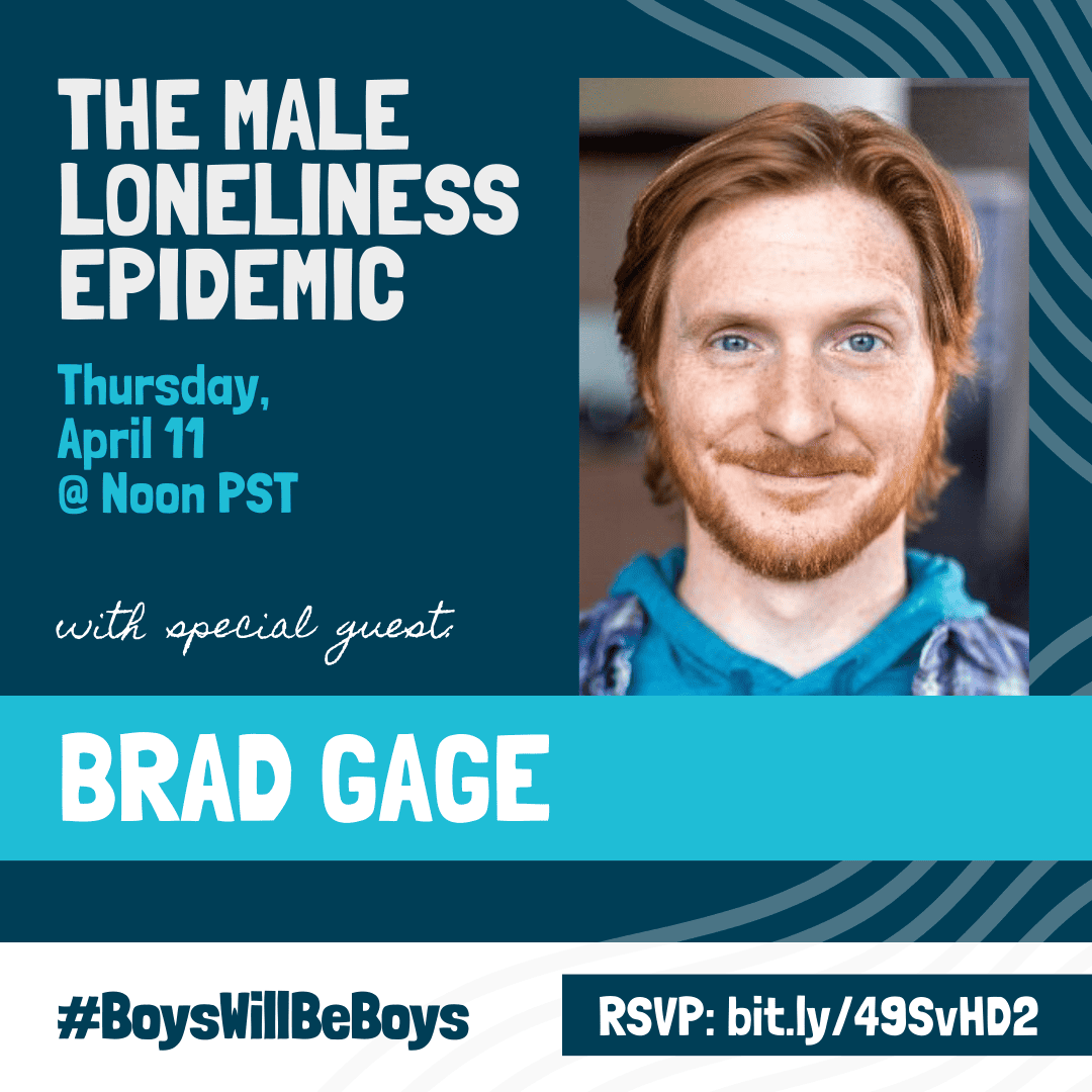 The Male Loneliness Epidemic with Brad Gage interview graphic