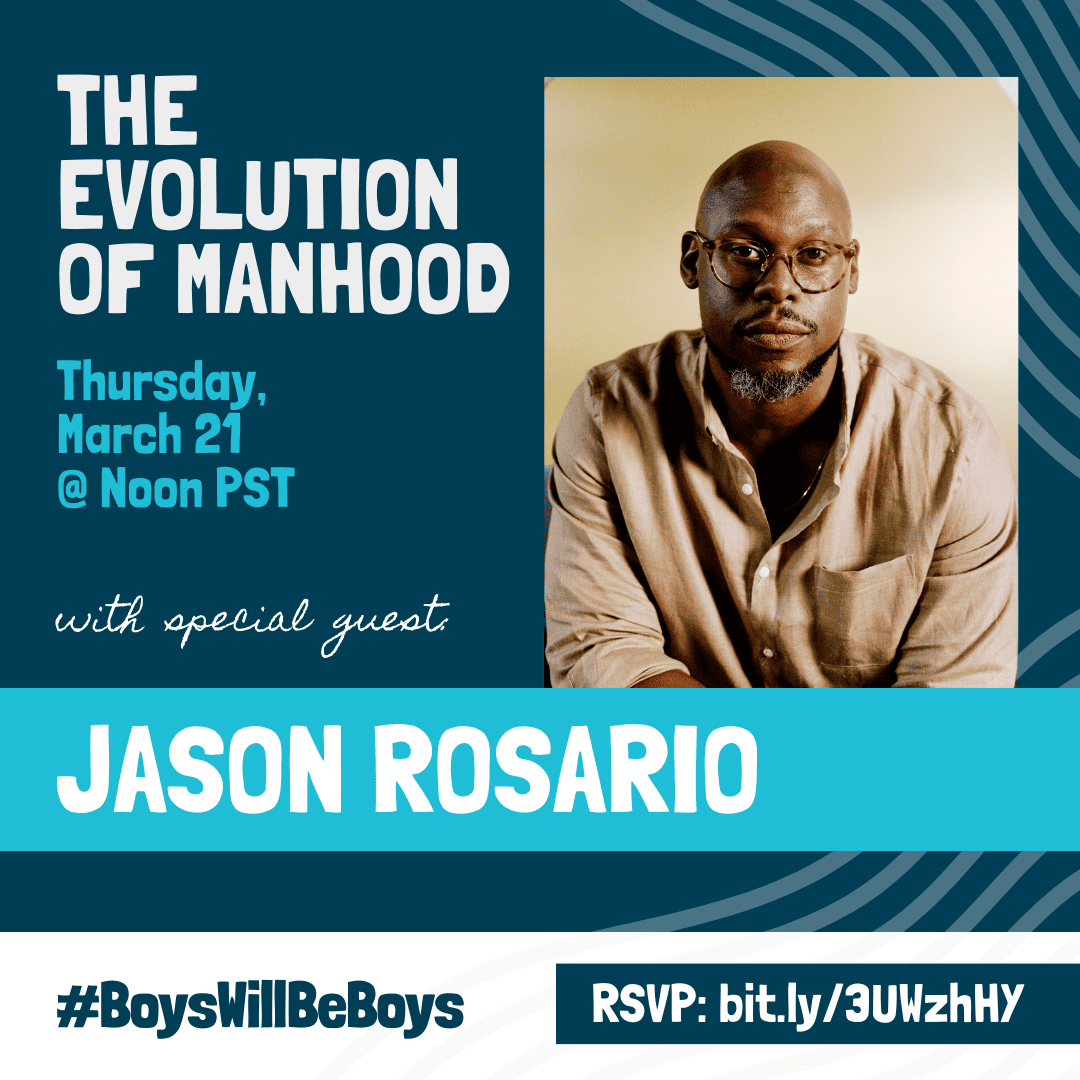 The Evolution of Manhood with Jason Rosario interview graphic